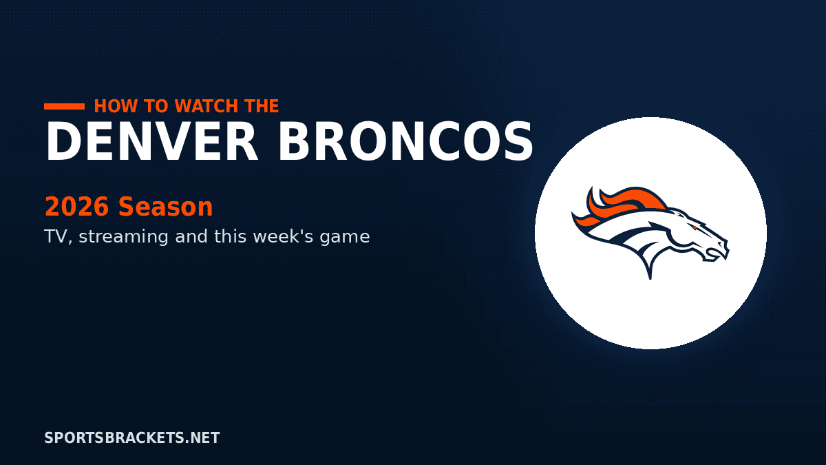 How to Watch the Denver Broncos in 2026: TV Channels, Streaming & Schedule