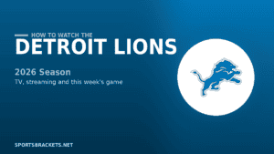 How to watch the Detroit Lions in 2026