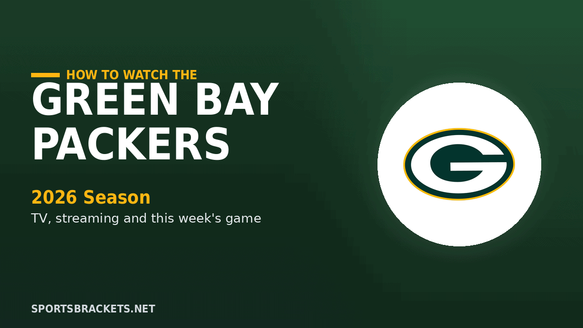 How to Watch the Green Bay Packers in 2026 TV Channels Streaming Schedule - Sports Brackets How to Watch the Green Bay Packers in 2026: TV Channels, Streaming & Schedule