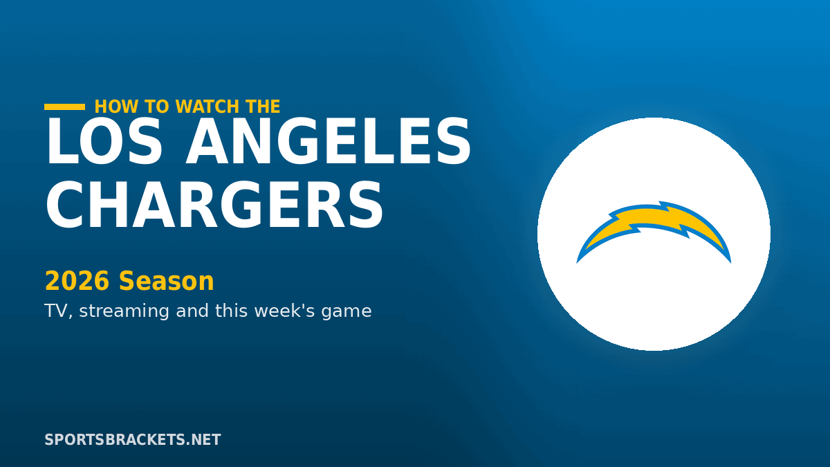 How to Watch the Los Angeles Chargers in 2026 TV Channels Streaming Schedule - Sports Brackets How to Watch the Los Angeles Chargers in 2026: TV Channels, Streaming & Schedule