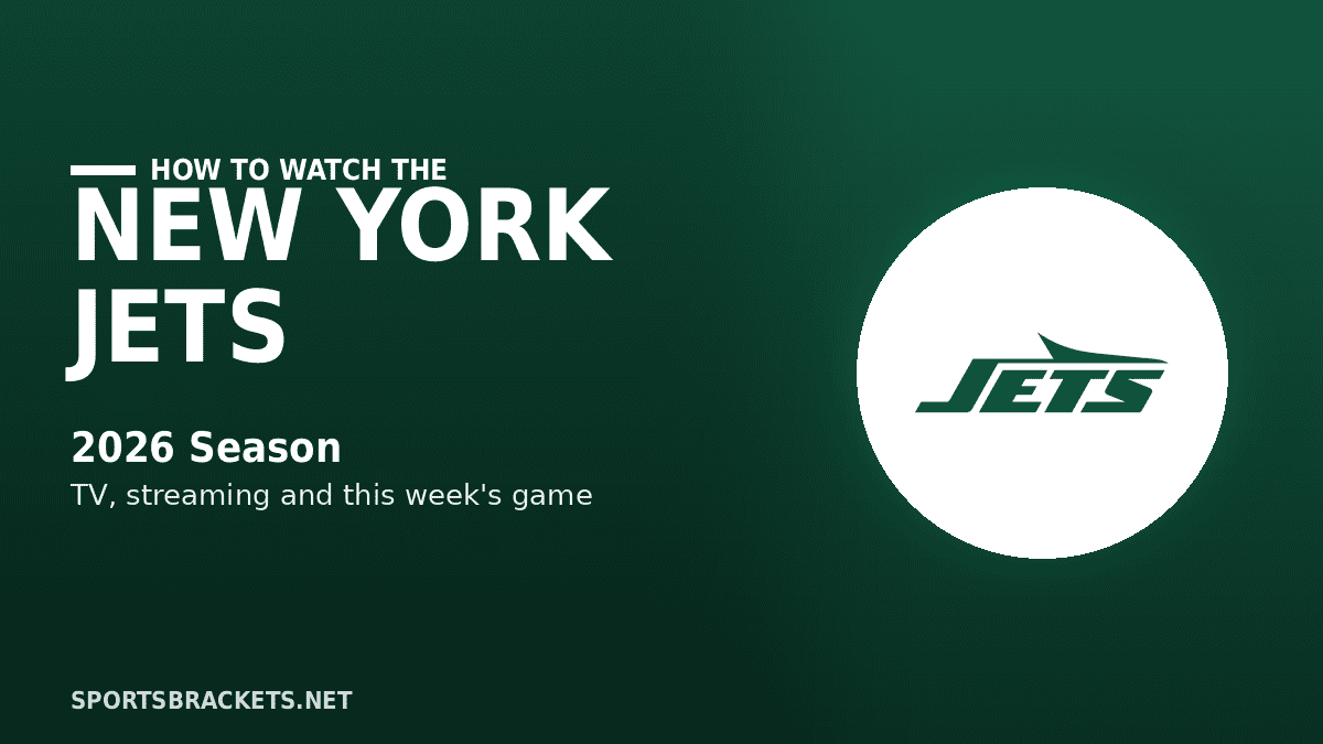 How to Watch the New York Jets in 2026 TV Channels Streaming Schedule - Sports Brackets How to Watch the New York Jets in 2026: TV Channels, Streaming & Schedule