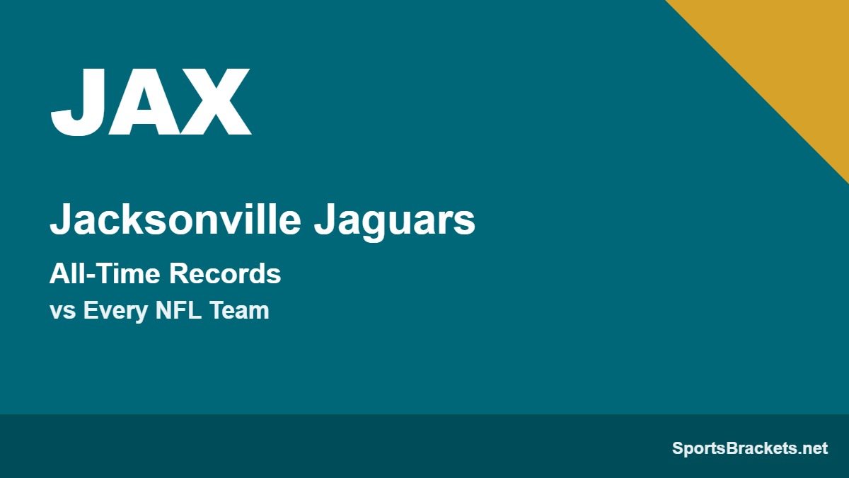 Jacksonville Jaguars all-time records - Sports Brackets Jacksonville Jaguars all-time records vs every NFL team