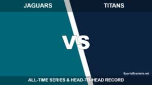 Jacksonville Jaguars vs Tennessee Titans all-time series