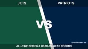 New York Jets vs New England Patriots all-time series