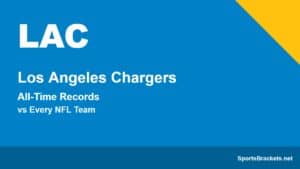 Los Angeles Chargers all-time records