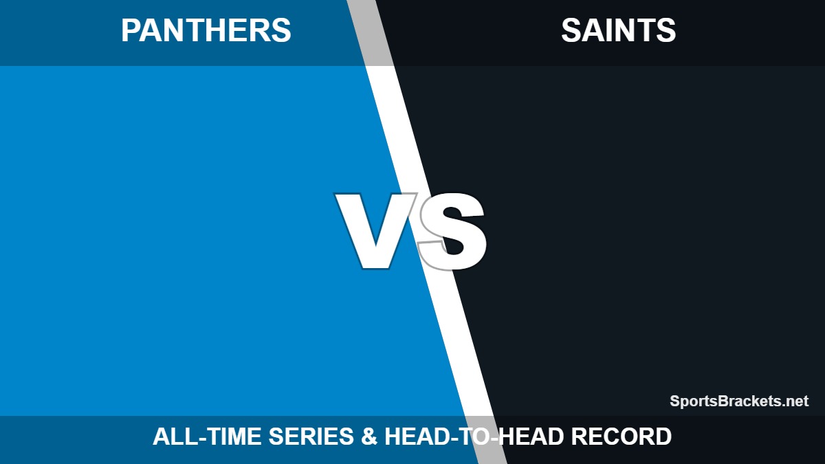 Carolina Panthers vs New Orleans Saints all-time series