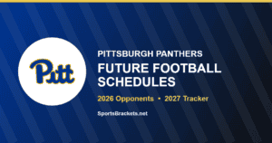 Pittsburgh future football schedule card