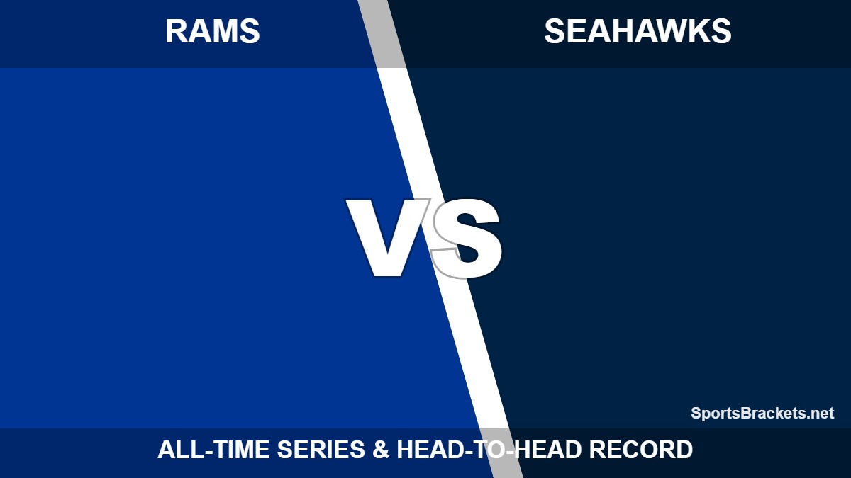 Los Angeles Rams vs Seattle Seahawks all-time series