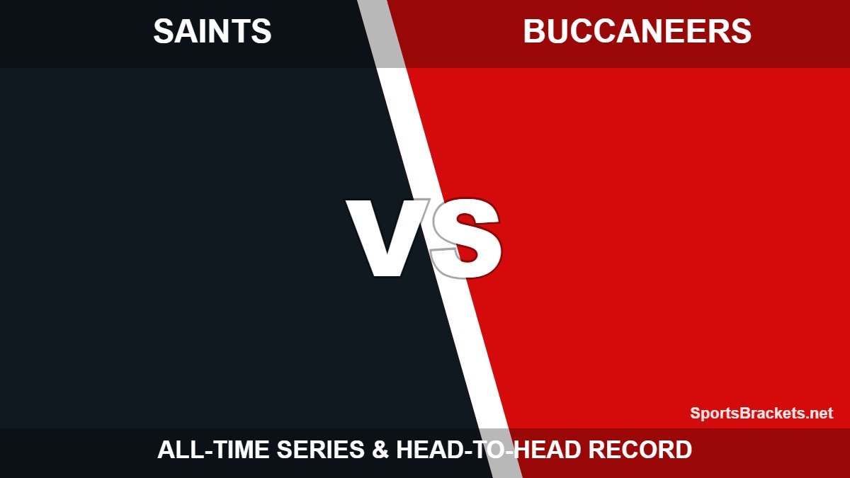 New Orleans Saints vs Tampa Bay Buccaneers all-time series - Sports Brackets New Orleans Saints vs Tampa Bay Buccaneers all-time series
