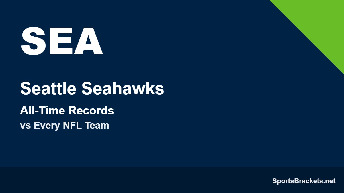 Seattle Seahawks all-time records vs every NFL team - Sports Brackets Seattle Seahawks all-time records vs every NFL team