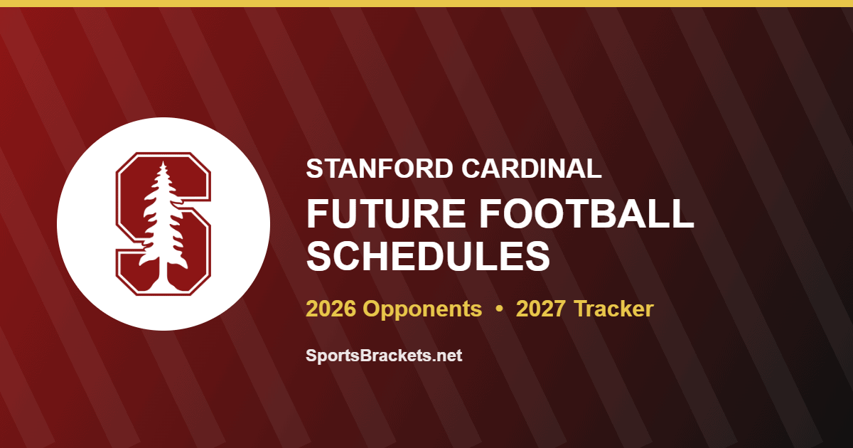 Stanford future football schedule