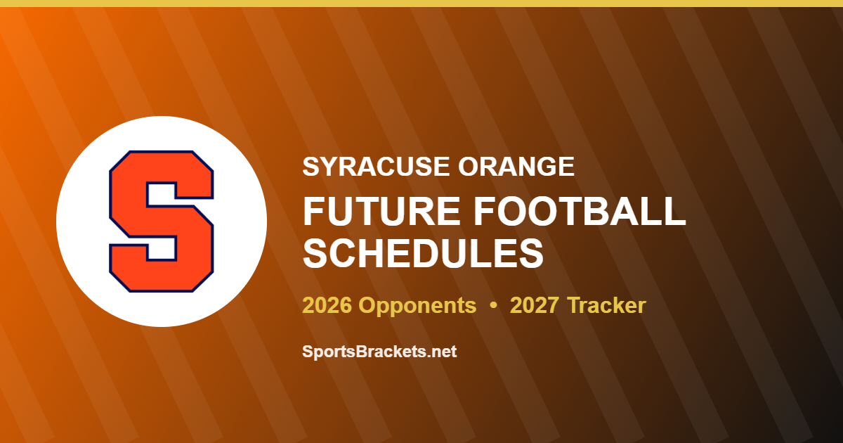 Syracuse future football schedule