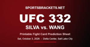 Read more about the article UFC 332 Fight Card: Printable Prediction Sheet and Bout Order (Silva vs Wang)