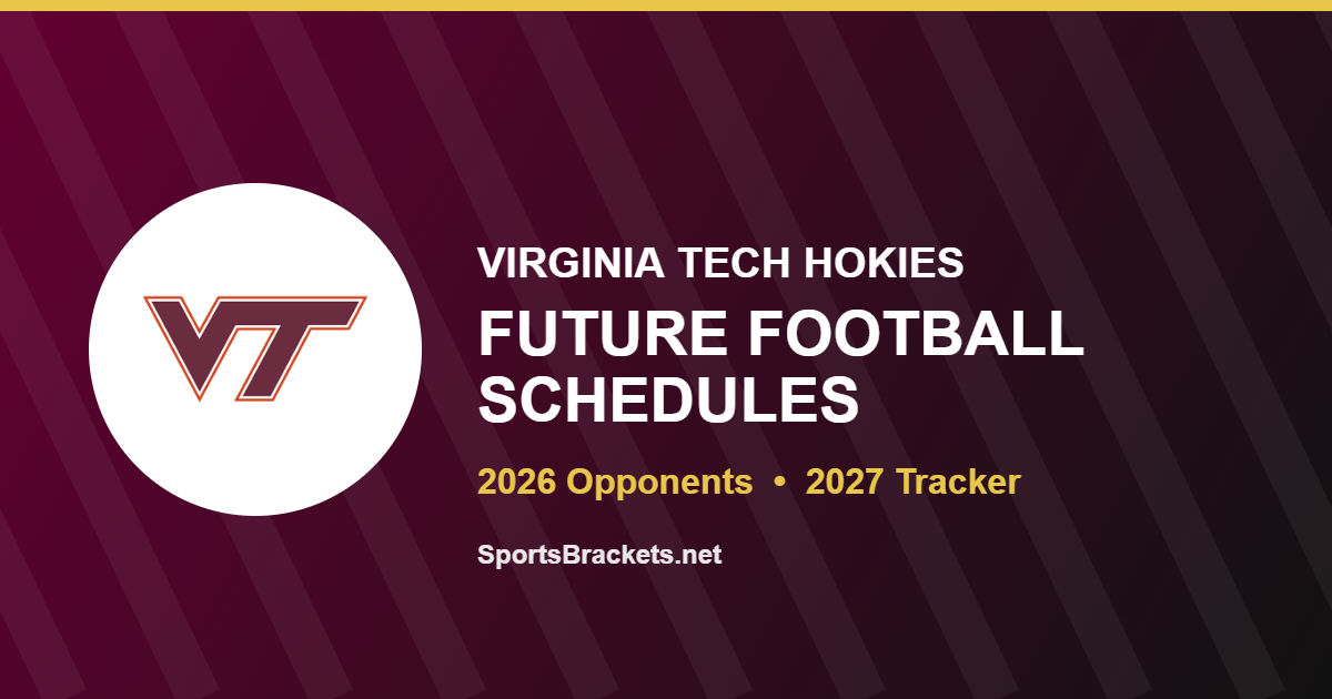 Virginia Tech future football schedule