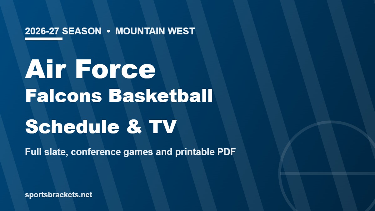 2026-27 Air Force Falcons basketball schedule