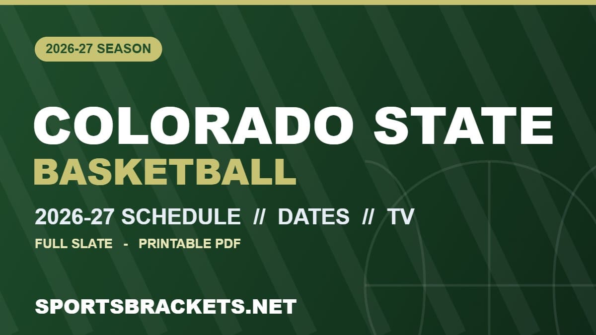 2026-27 Colorado State Basketball Schedule