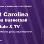 2026-27 East Carolina Pirates basketball schedule and TV