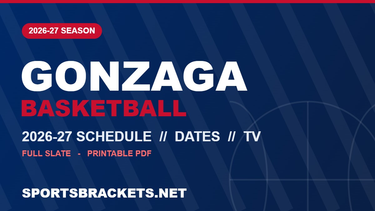 2026-27 Gonzaga Basketball Schedule