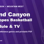 2026-27 Grand Canyon Antelopes basketball schedule and TV