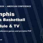 2026-27 Memphis Tigers basketball schedule and TV
