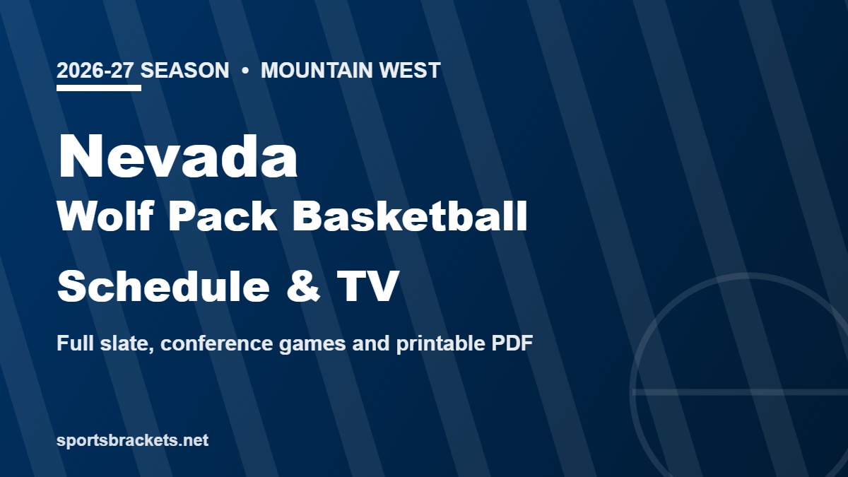 2026-27 Nevada Wolf Pack basketball schedule