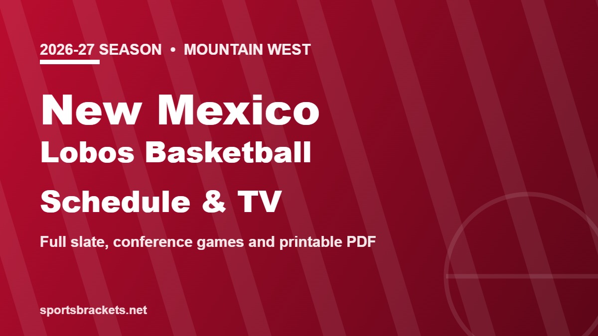 2026-27 New Mexico Lobos basketball schedule