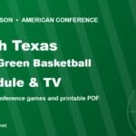 2026-27 North Texas Mean Green basketball schedule and TV