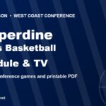 2026-27 Pepperdine Waves basketball schedule and TV