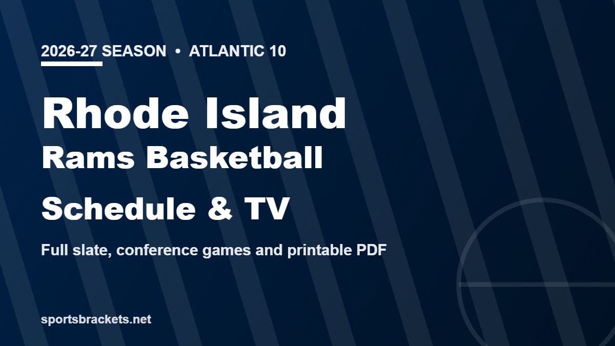 2026-27 Rhode Island Rams basketball schedule