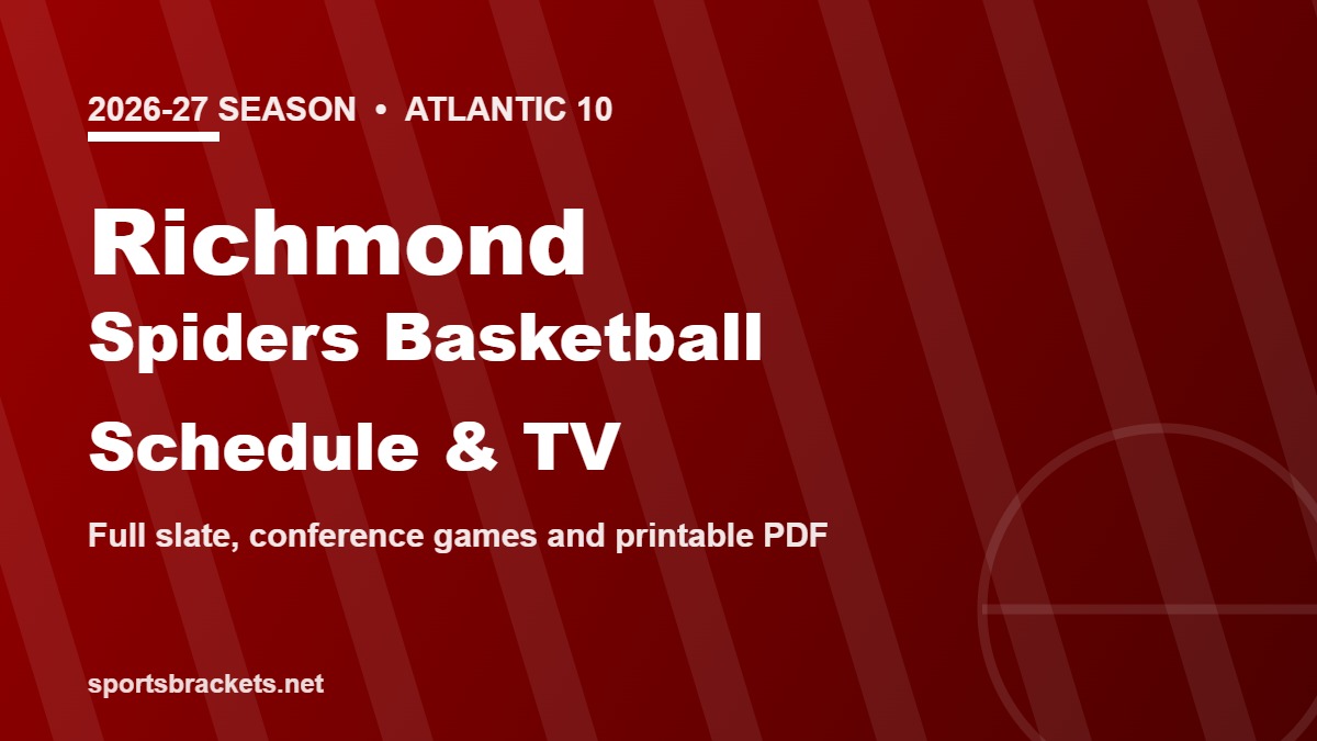 2026-27 Richmond Spiders basketball schedule