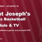 2026-27 Saint Joseph's Hawks basketball schedule and TV