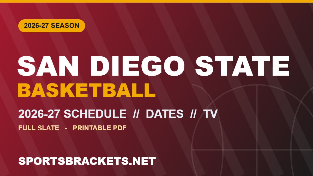 2026-27 San Diego State Basketball Schedule