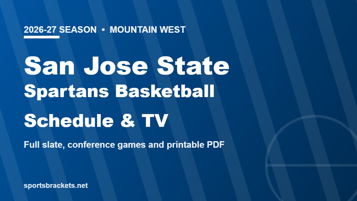 2026-27 San Jose State Spartans basketball schedule