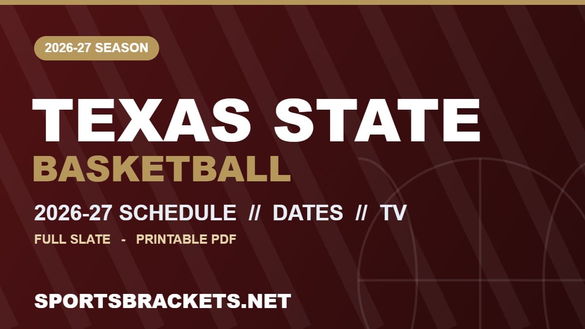 2026-27 Texas State Basketball Schedule