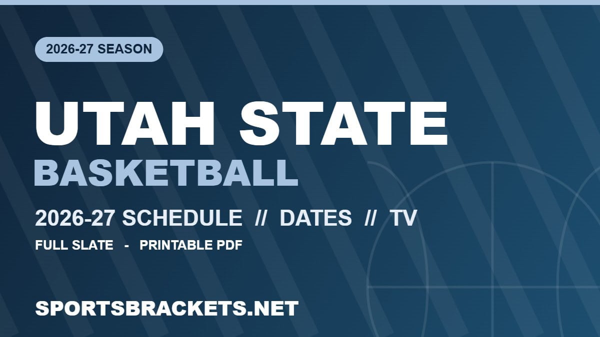 2026-27 Utah State Basketball Schedule
