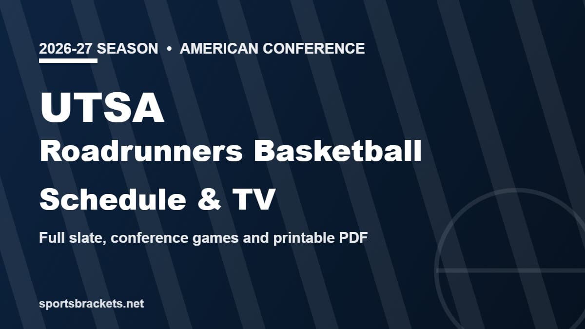 2026-27 UTSA Roadrunners basketball schedule