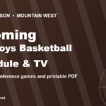 2026-27 Wyoming Cowboys basketball schedule and TV