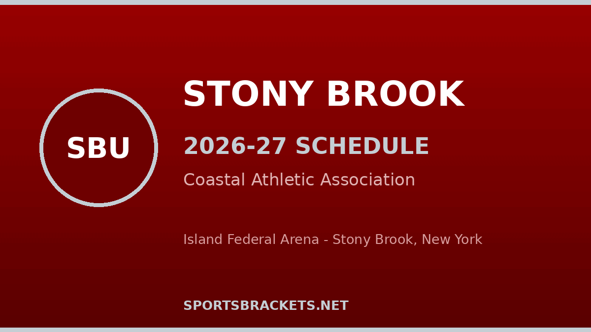 Stony Brook 2026-27 basketball schedule