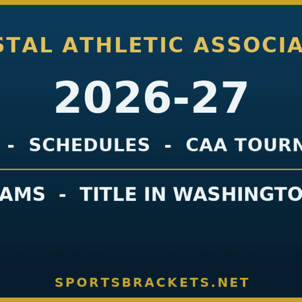 Sec Bracket Click 2026-27 Coastal Athletic Association Basketball: Teams, Schedules & CAA ...