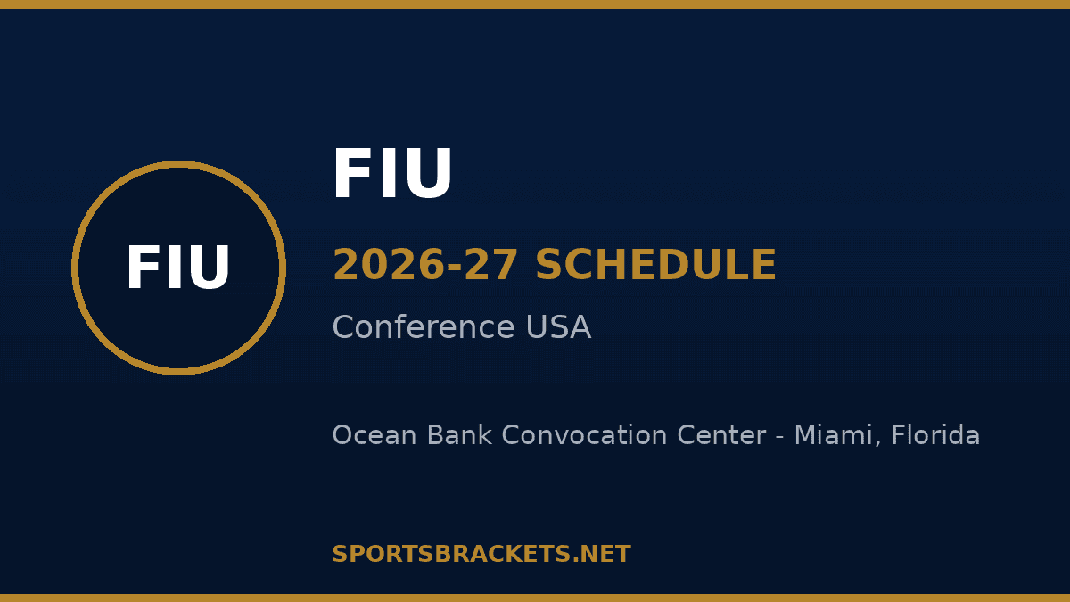 FIU 2026-27 basketball schedule