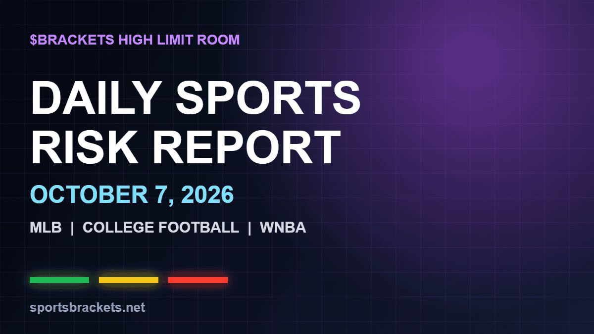 Volleyball Roster Sheet.pdf Daily Sports Risk Report (October 7, 2026): MLB, College Football and ...