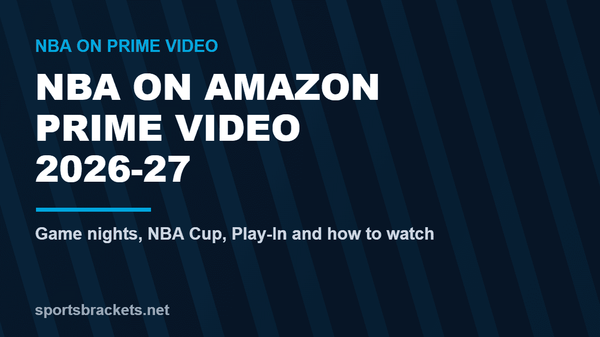 NBA on Amazon Prime Video 2026-27