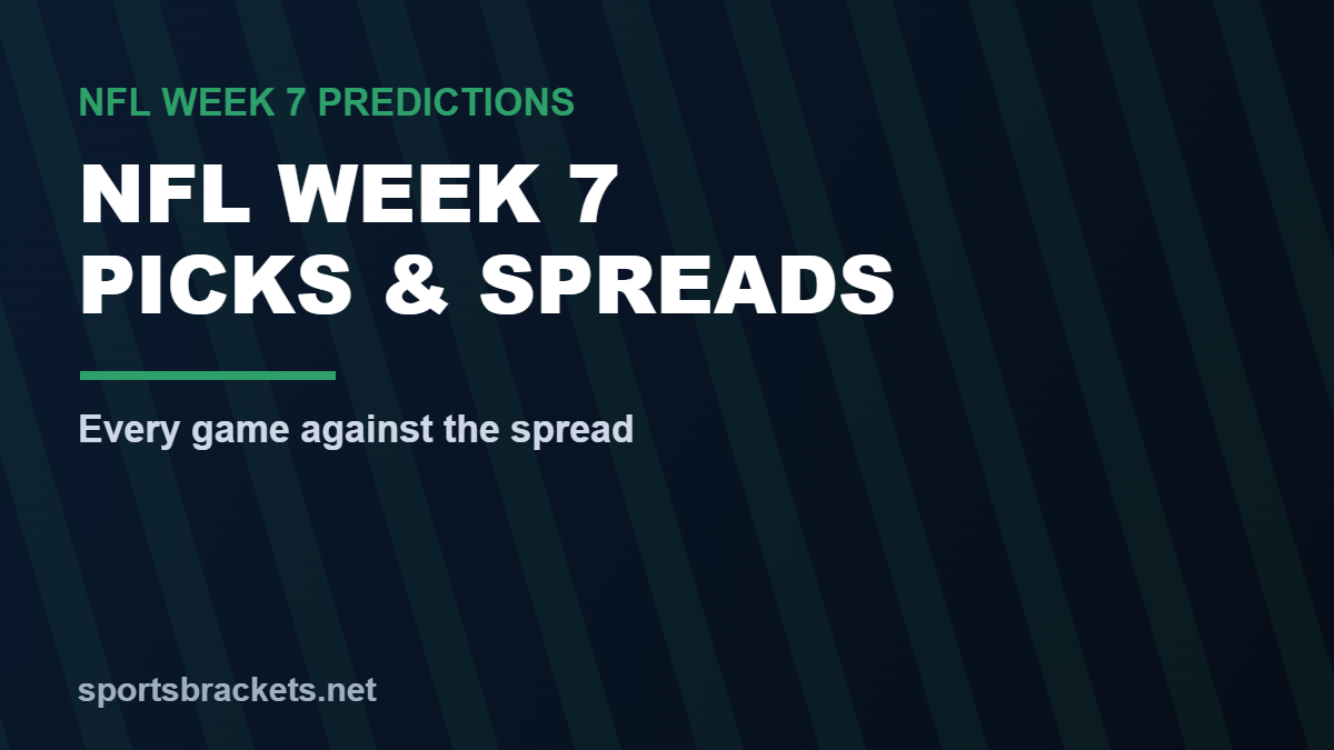 NFL Week 7 predictions