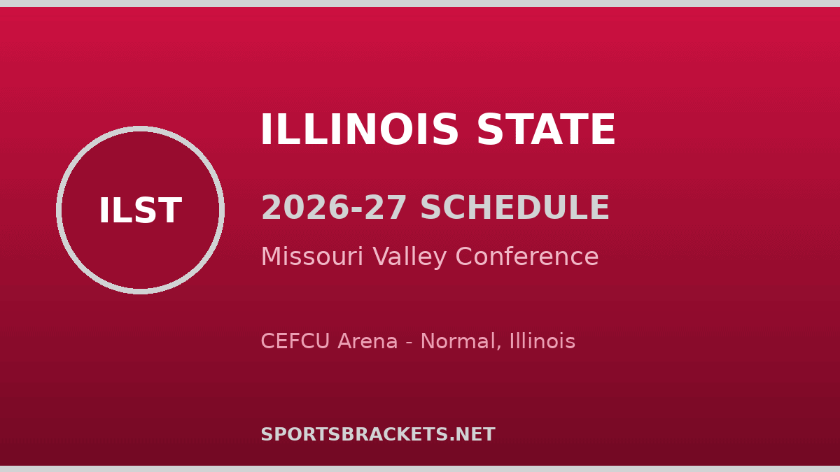 2026-27 Illinois State basketball schedule - Missouri Valley Conference