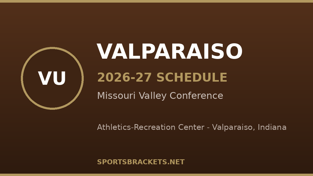 2026-27 Valparaiso basketball schedule - Missouri Valley Conference