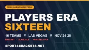 Read more about the article 2026 Players Era Sixteen: Bracket, Schedule, Teams and Printable PDF