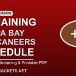 Remaining 2026 Tampa Bay Buccaneers Schedule